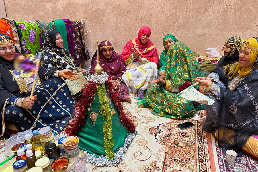 Annegret, Irene, Ruth, Erika, Heidy, Vroni, Katrin - Reise im Oman Februar 2023